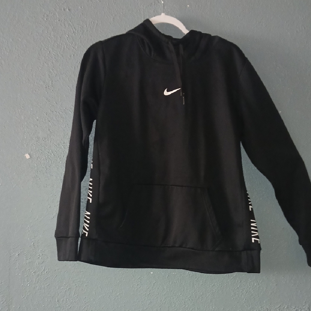 Nike Black Pullover with White Swoosh
